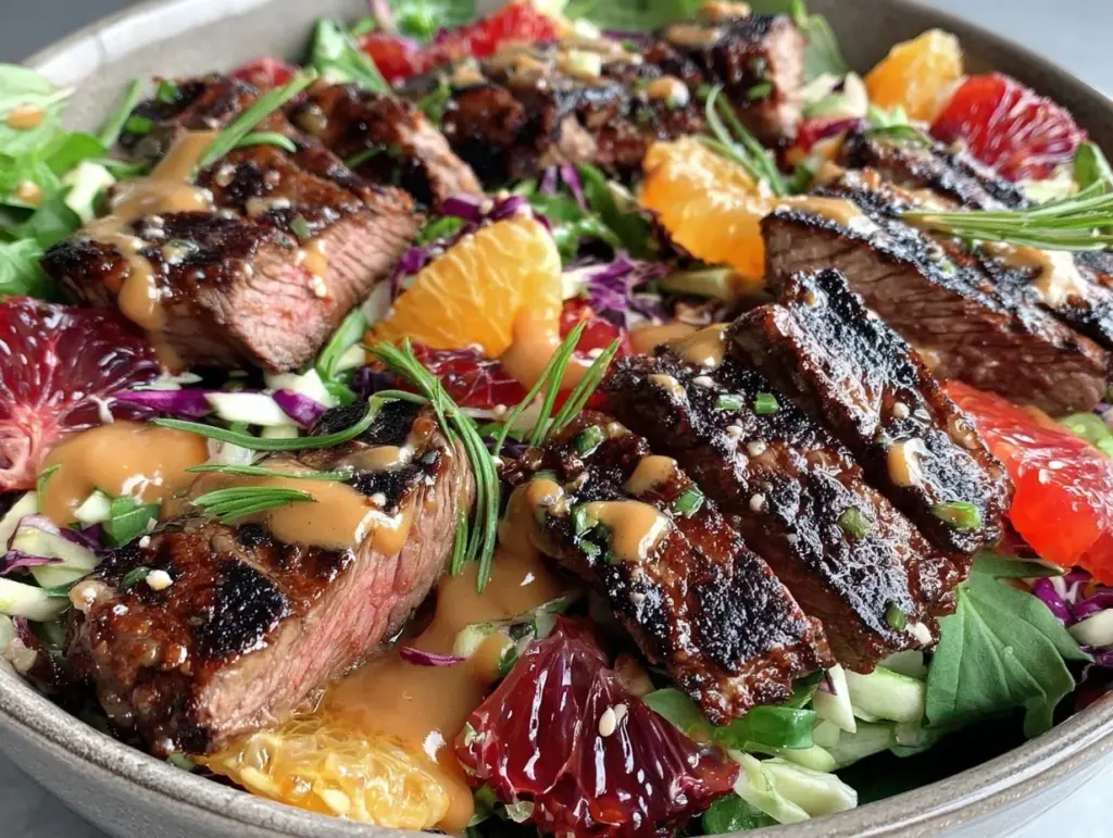zesty steak strips - featured image