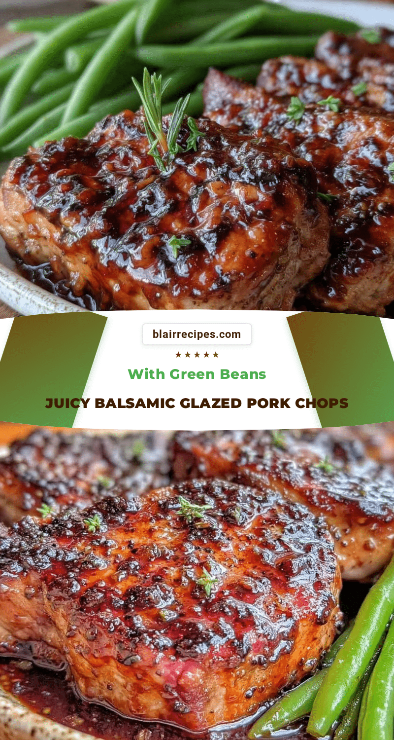 balsamic glazed pork chops recipe