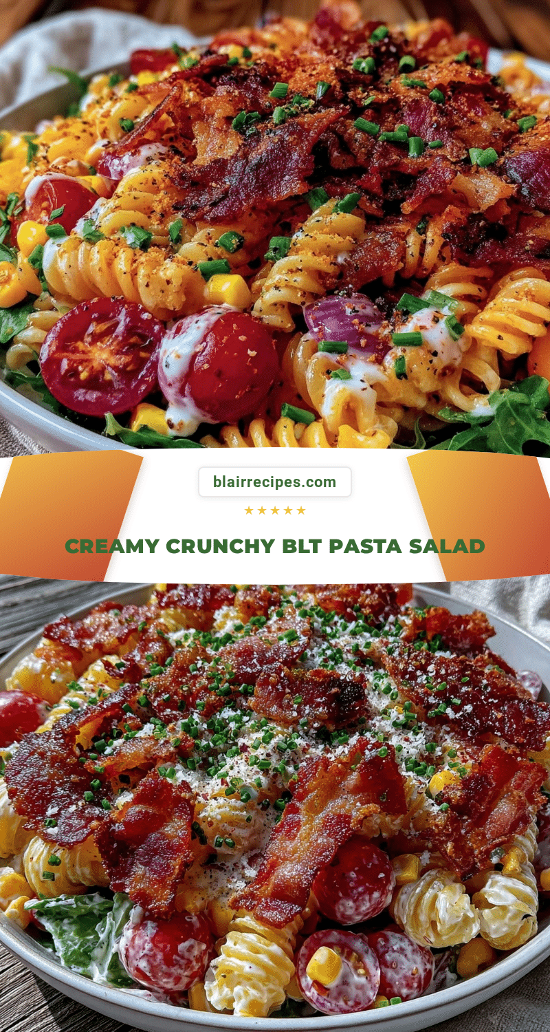 BLT pasta salad recipe recipe