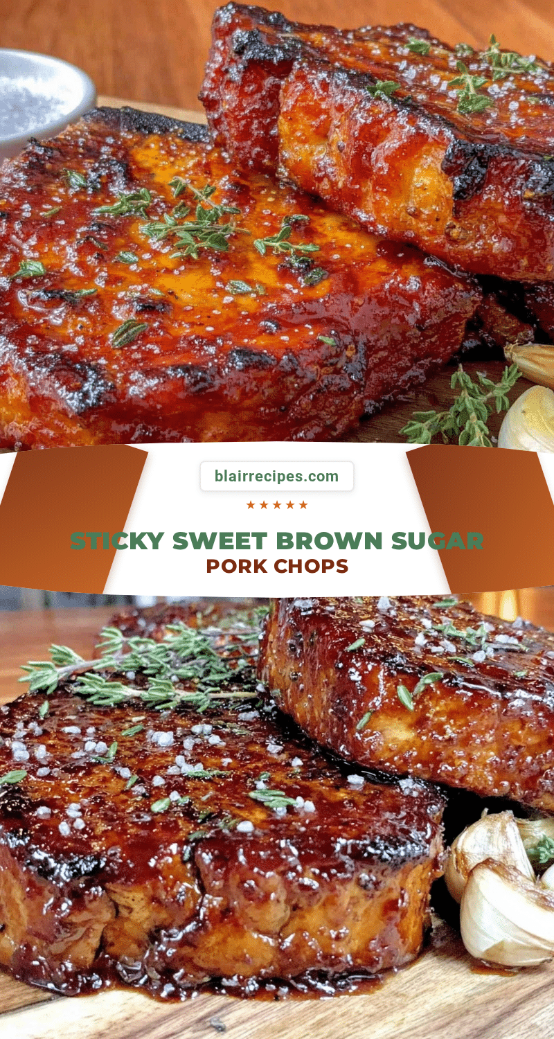 brown sugar glazed pork chops recipe