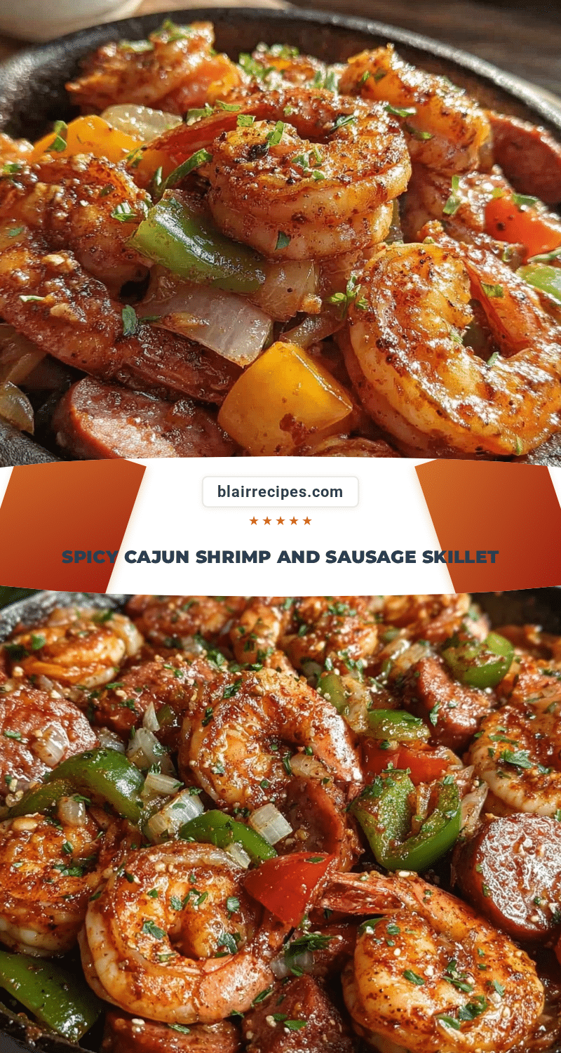 Cajun shrimp and sausage skillet recipe