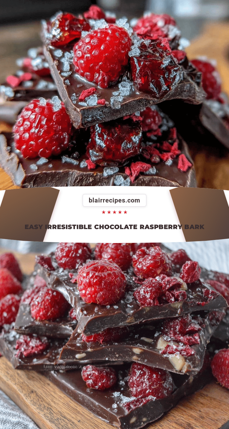 chocolate raspberry bark recipe