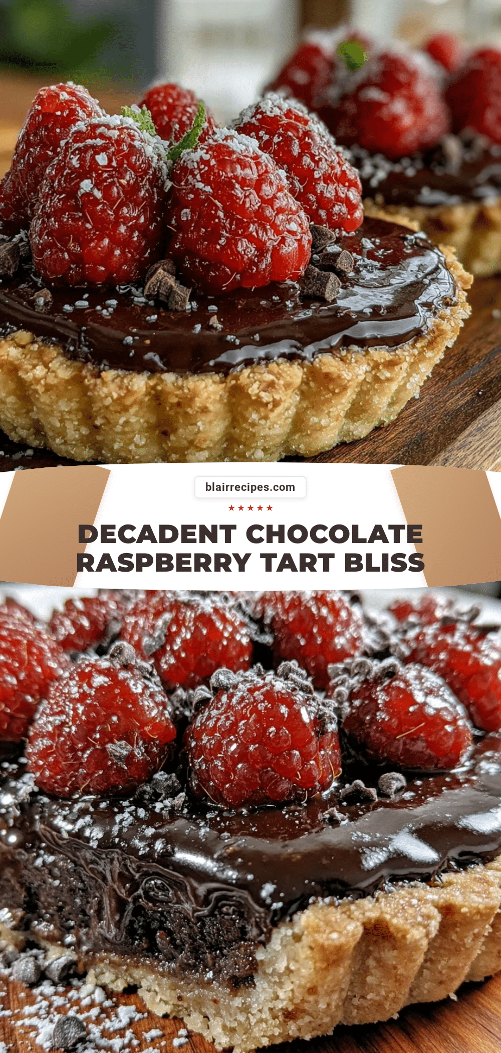 chocolate raspberry tart recipe