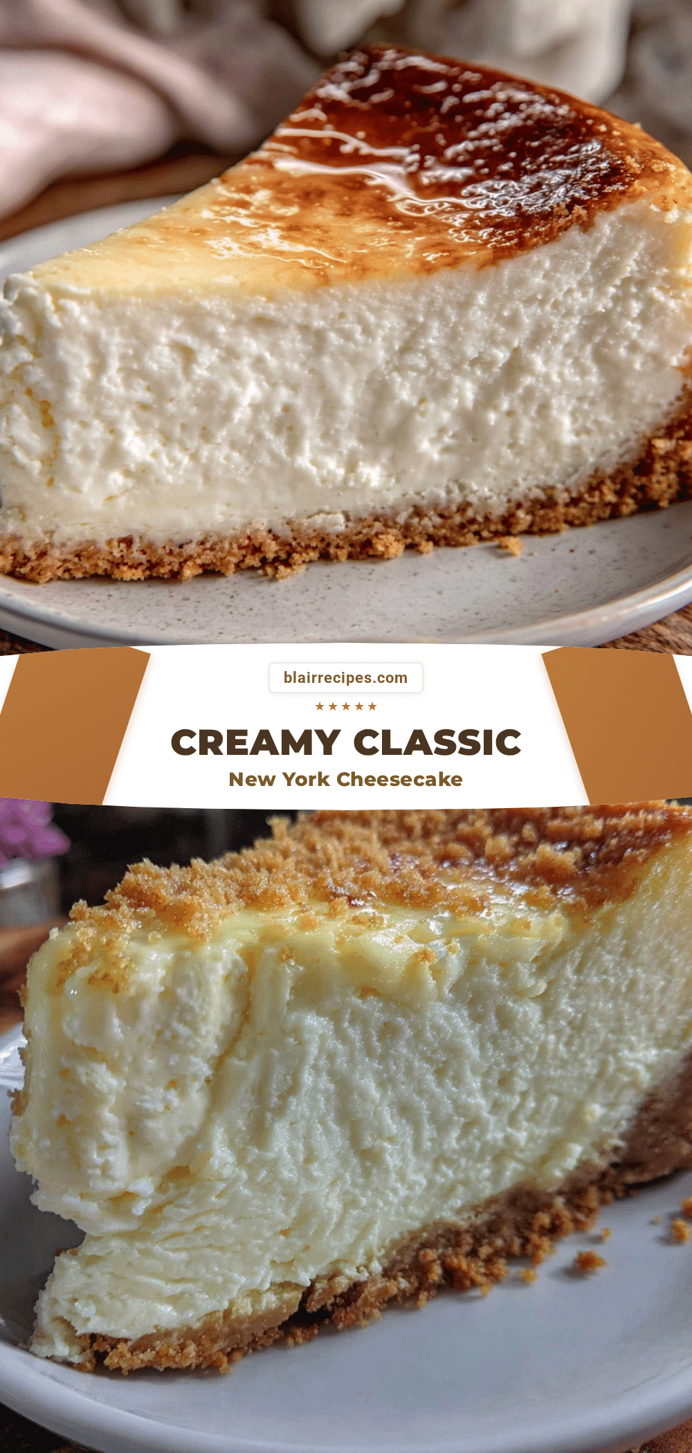 Classic Creamy New York Style Cheesecake recipe