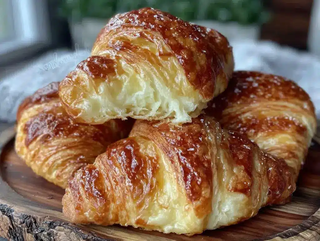 classic French croissants recipe - featured image