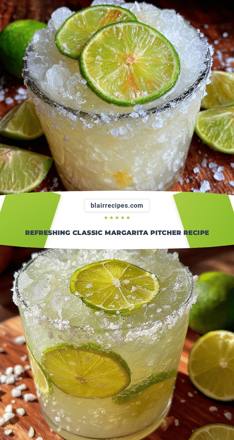 classic margarita pitcher recipe recipe