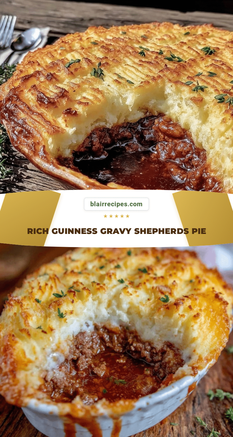 Cozy Shepherds Pie with Guinness Gravy recipe