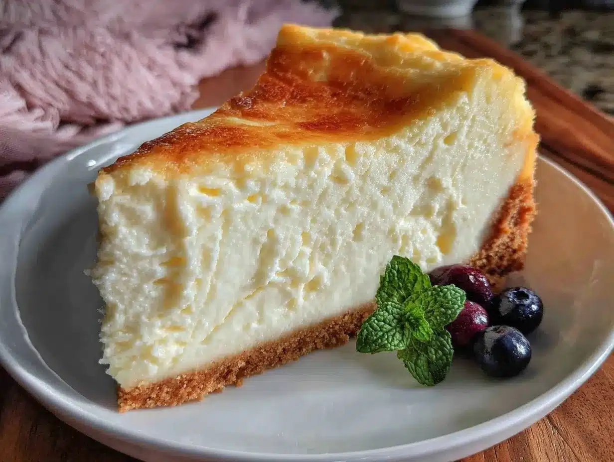 creamy classic New York cheesecake preparation steps