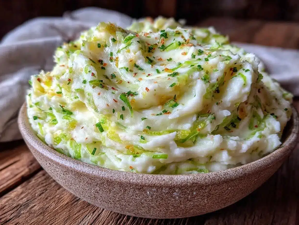 creamy colcannon Irish mashed potatoes preparation steps