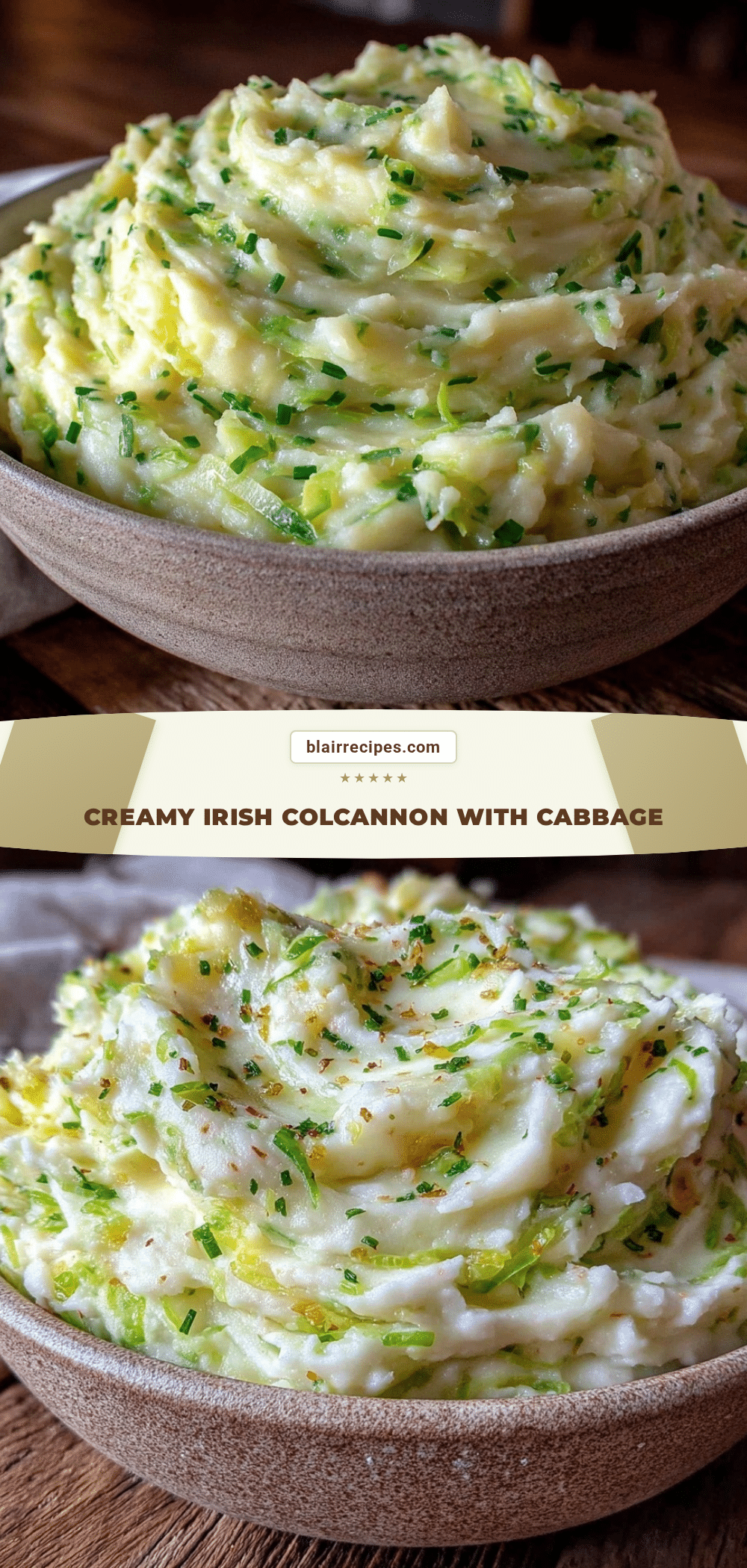 creamy colcannon Irish mashed potatoes recipe
