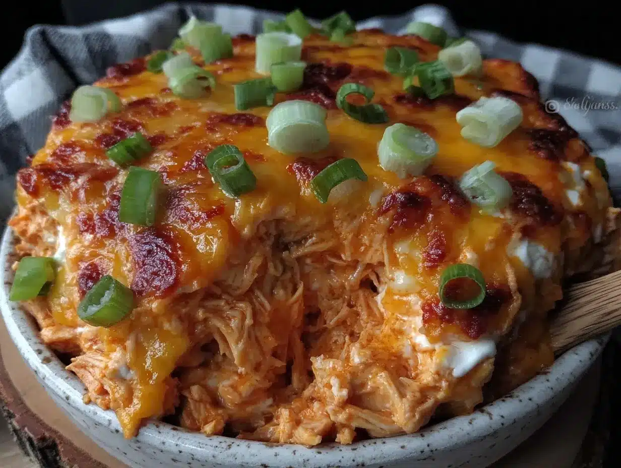 creamy crockpot buffalo chicken dip preparation steps