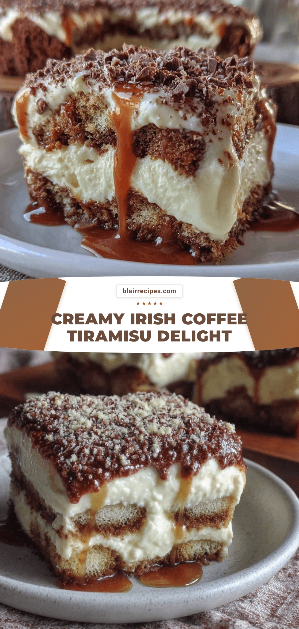 creamy Irish coffee tiramisu delight recipe