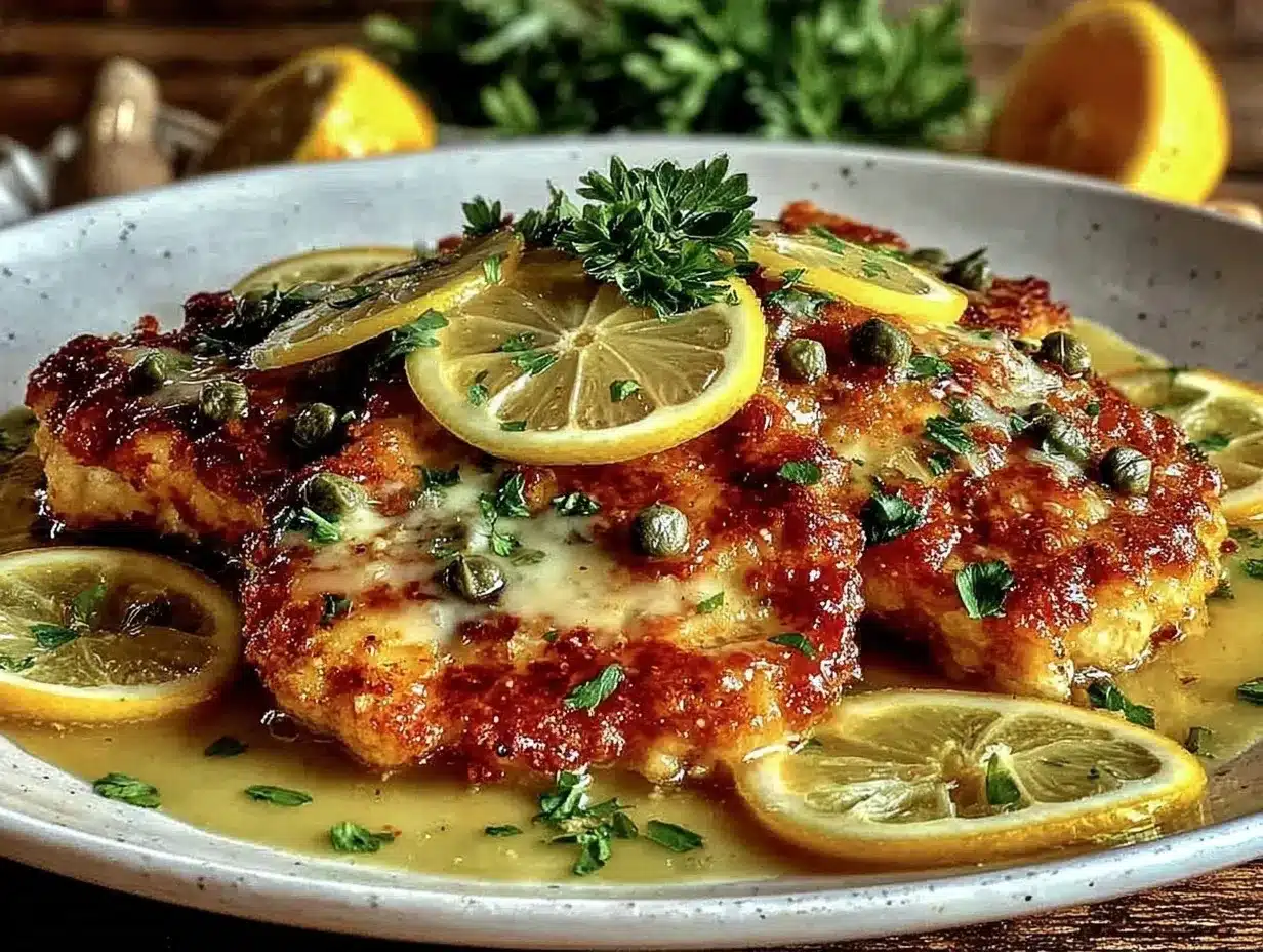 creamy lemon chicken piccata preparation steps