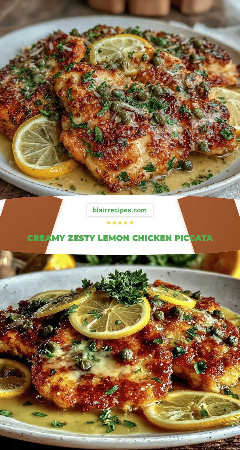 creamy lemon chicken piccata recipe