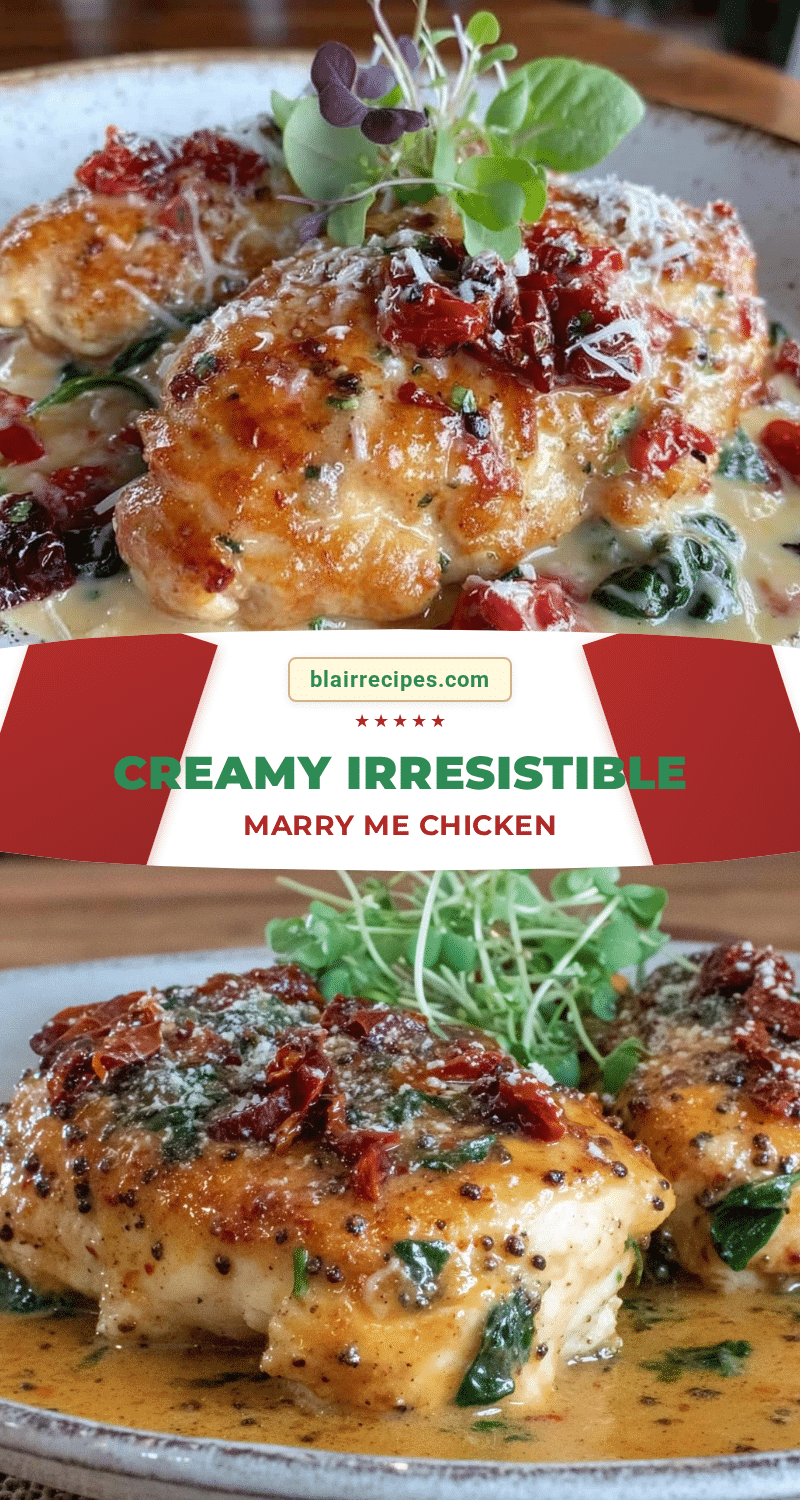 creamy marry me chicken recipe