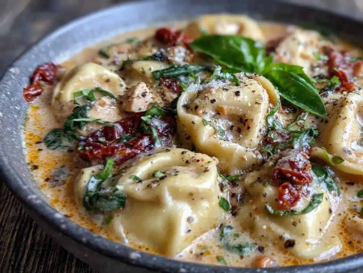 creamy marry me tortellini soup preparation steps
