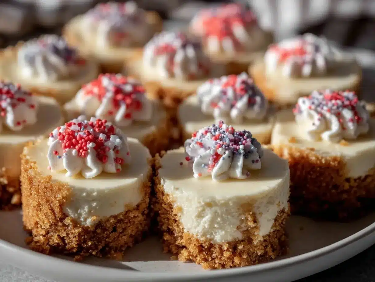 creamy mini cheesecake bites preparation steps