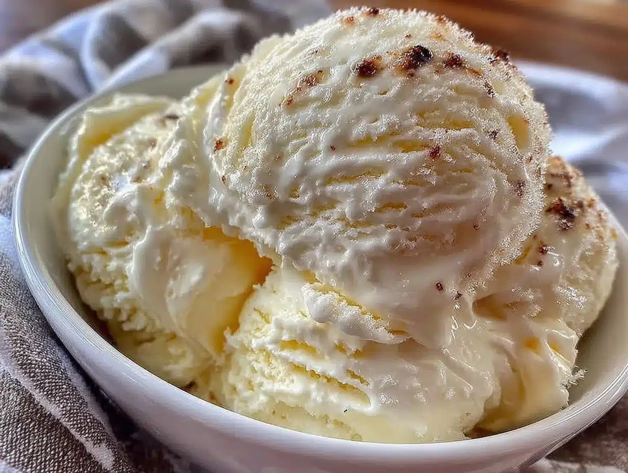 creamy no-churn vanilla ice cream recipe preparation steps