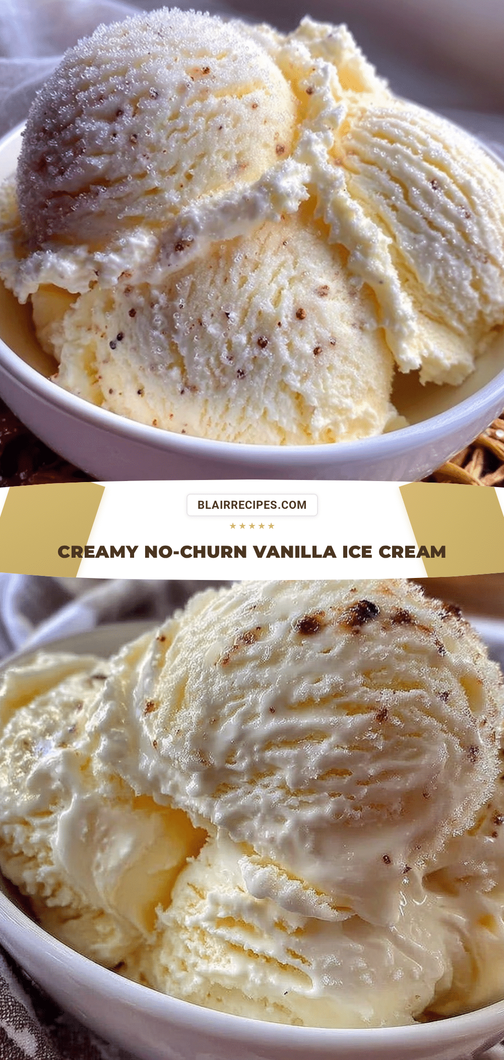 creamy no-churn vanilla ice cream recipe recipe