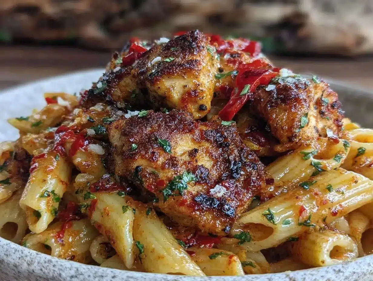 creamy one-pot cajun chicken pasta preparation steps