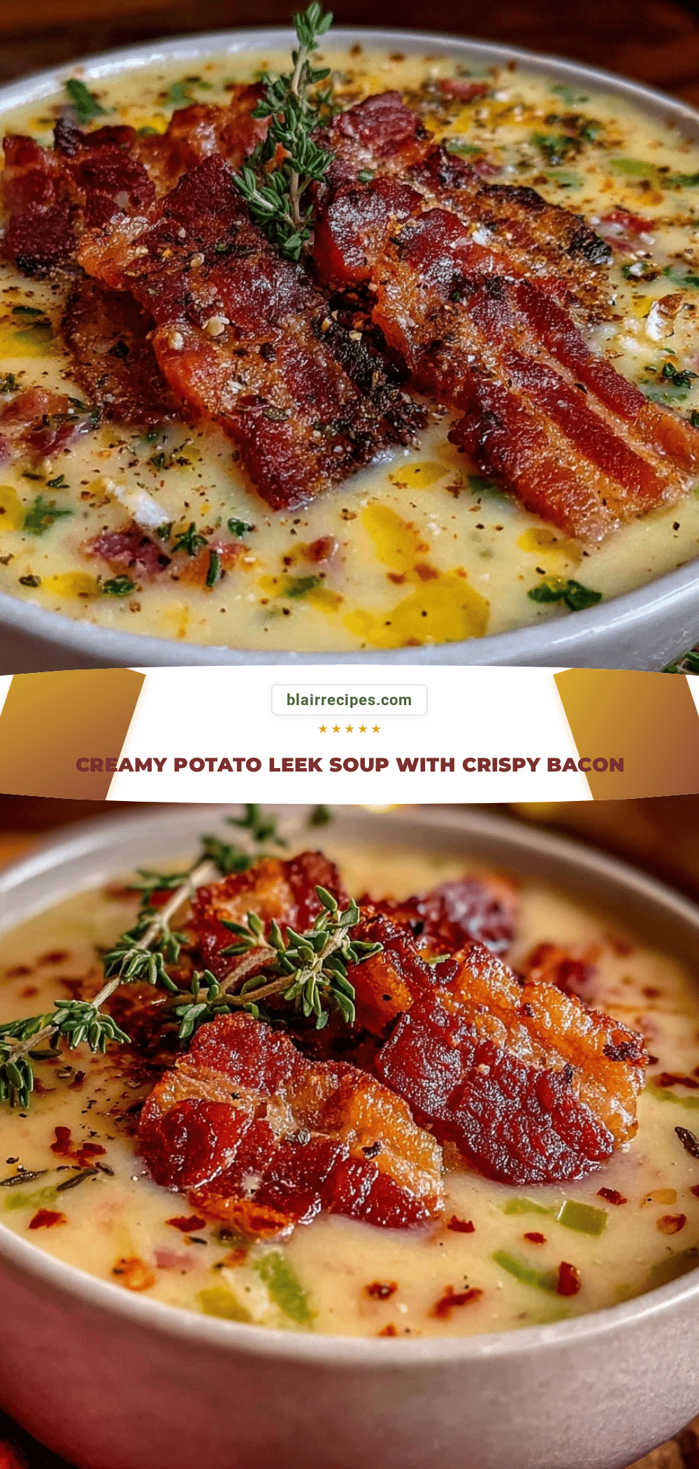 creamy potato leek soup recipe