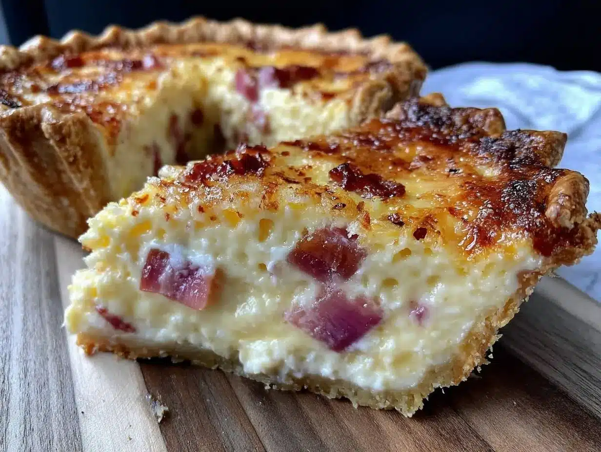 creamy rhubarb custard pie preparation steps