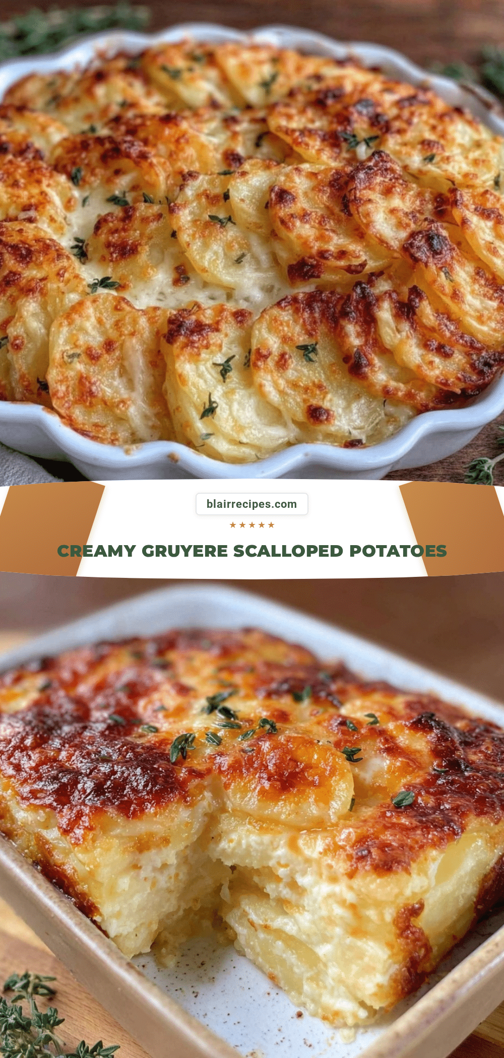 creamy scalloped potatoes recipe