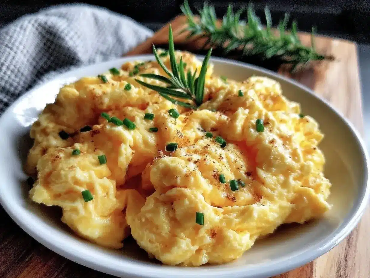 creamy scrambled eggs recipe preparation steps