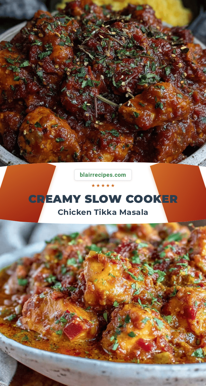 creamy slow cooker chicken tikka masala recipe