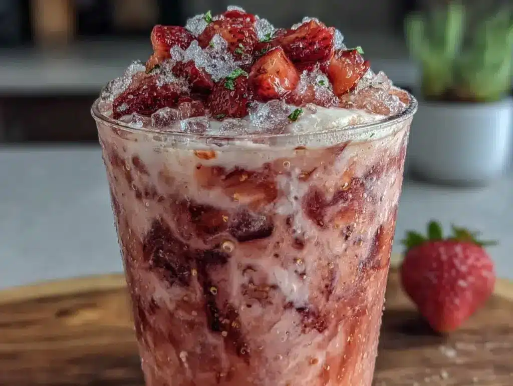 creamy starbucks pink drink copycat recipe - featured image