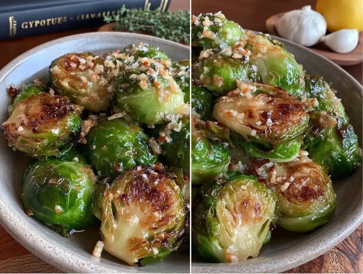 crispy air fryer brussels sprouts preparation steps
