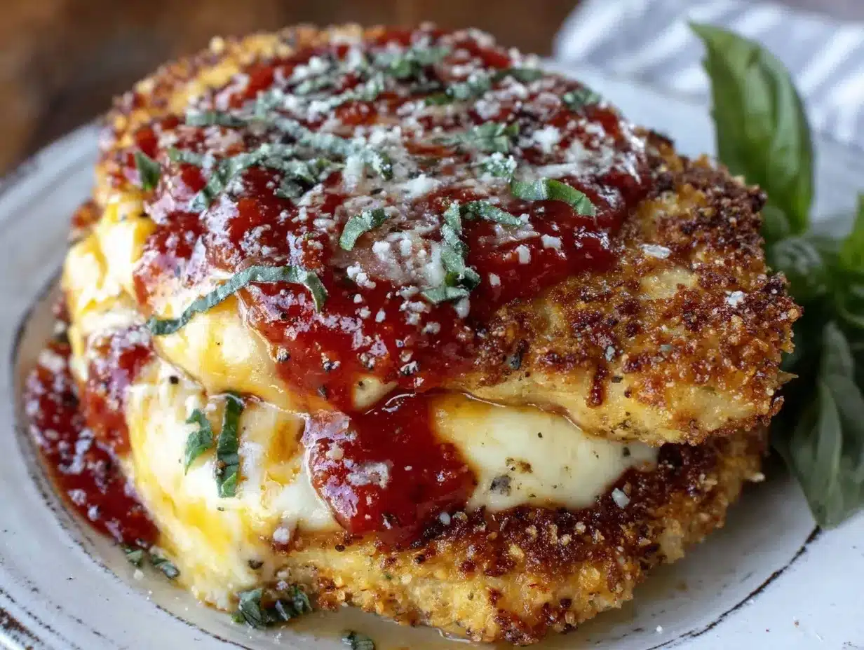 crispy air fryer chicken parmesan preparation steps