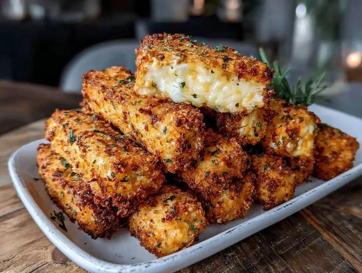 crispy air fryer mozzarella sticks preparation steps