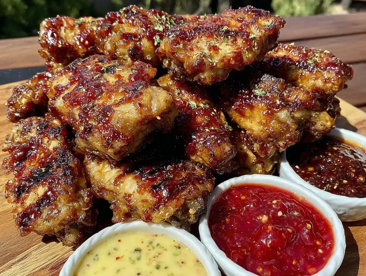 crispy bbq chicken wings preparation steps