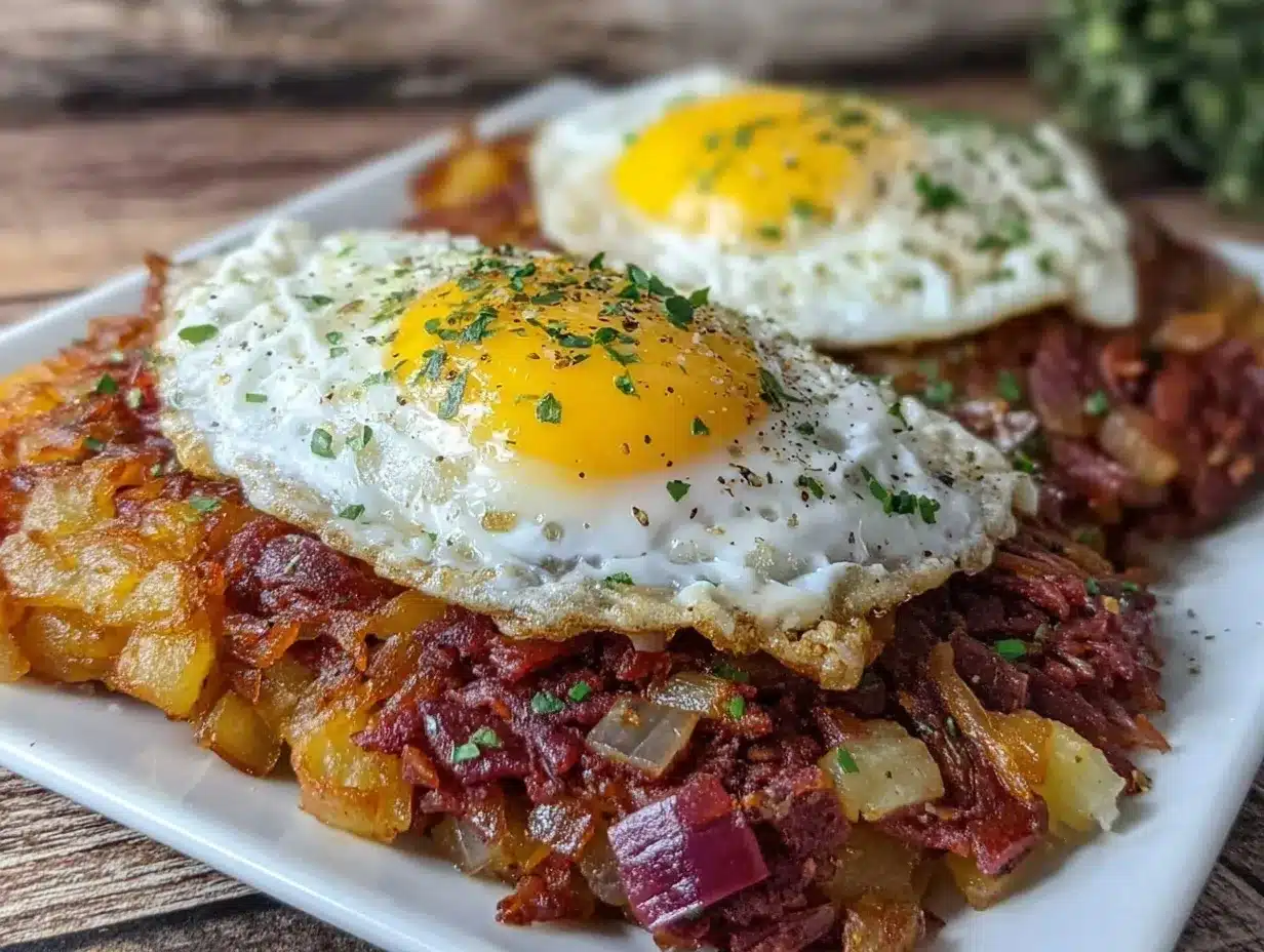 crispy corned beef hash preparation steps