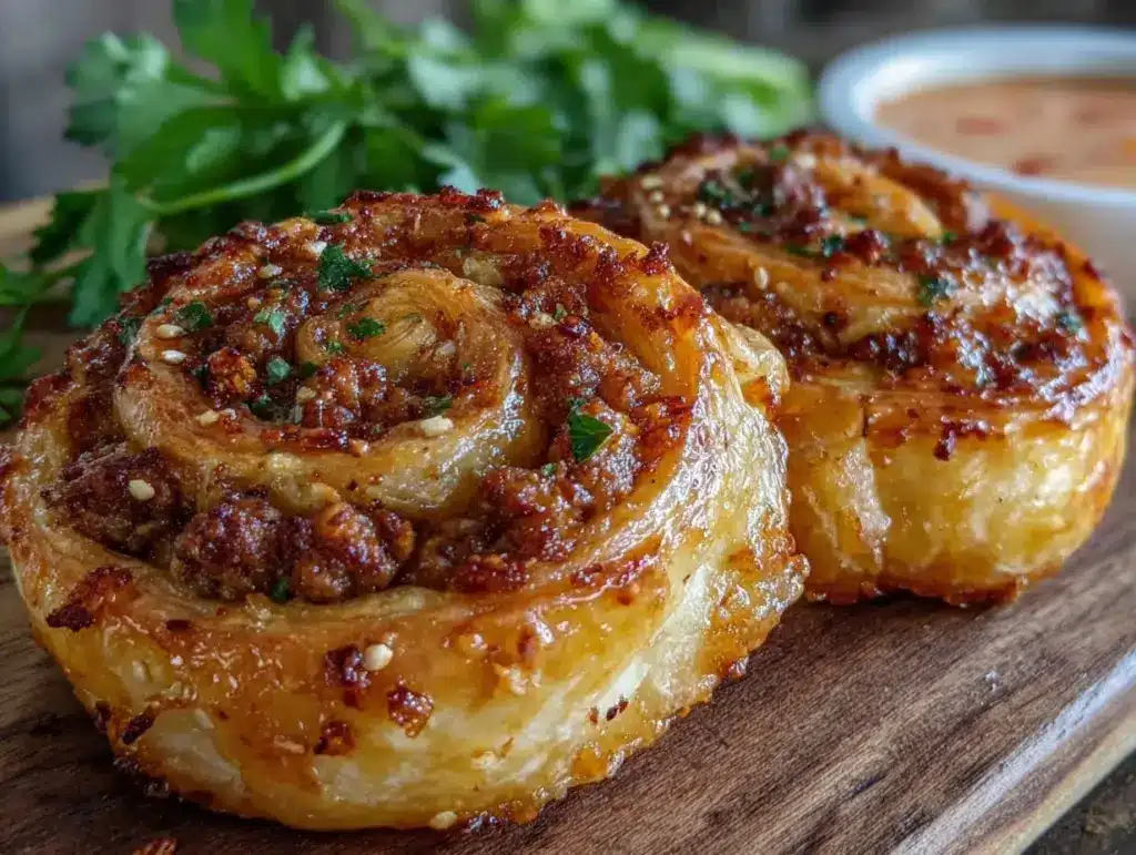 crispy diploma puff pastry rolls - featured image