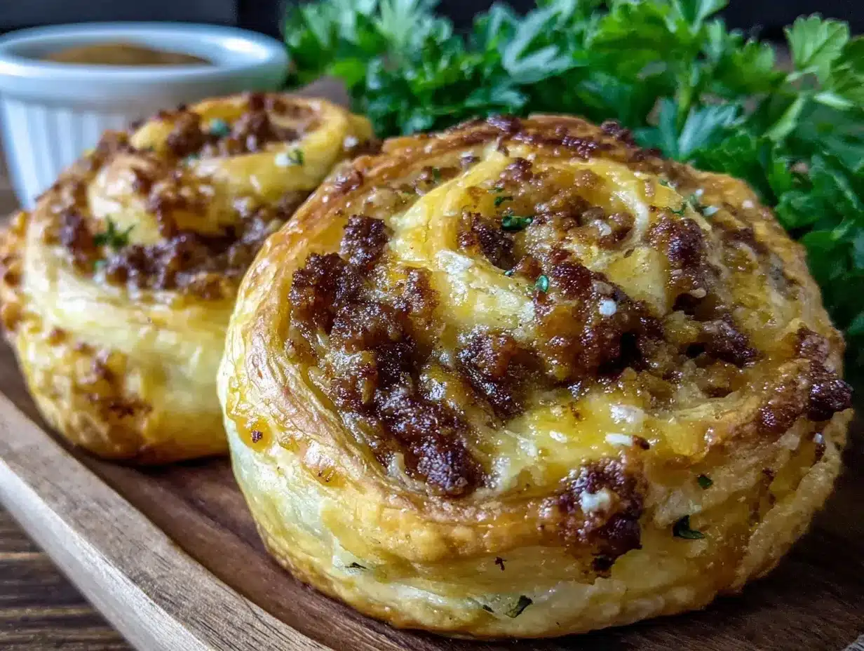 crispy diploma puff pastry rolls preparation steps