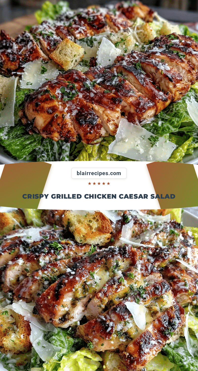 crispy grilled chicken caesar salad recipe