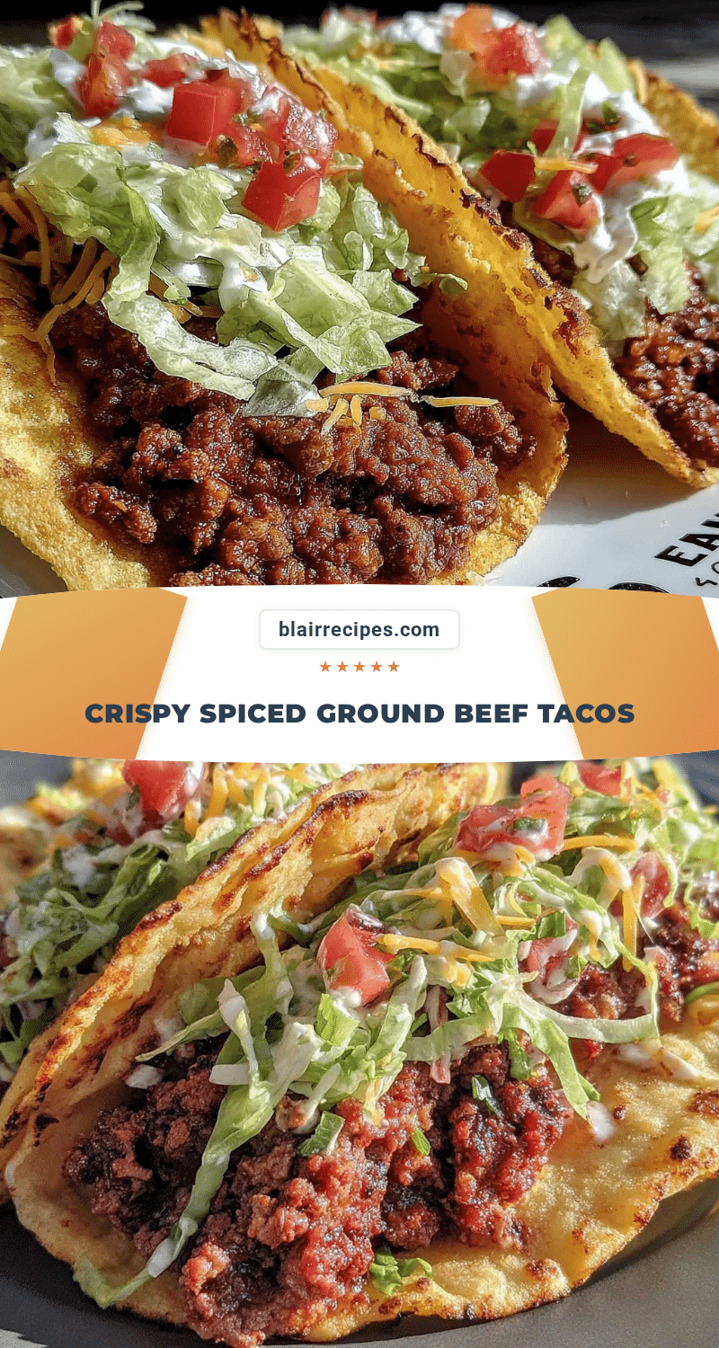 crispy ground beef tacos recipe