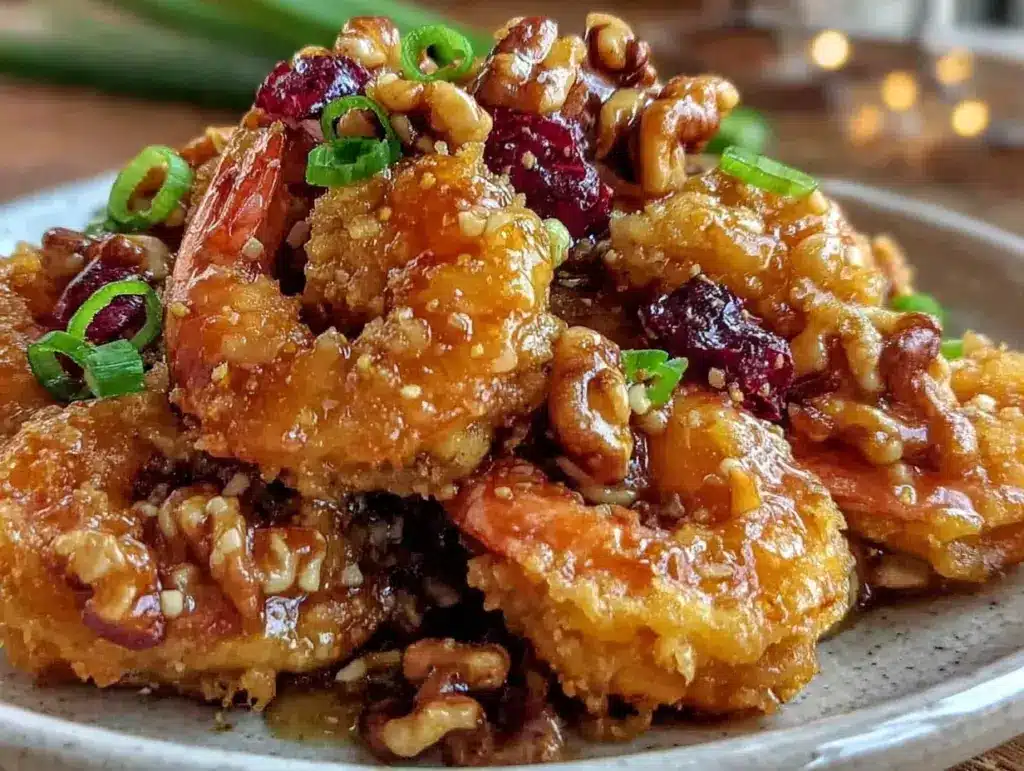 crispy honey walnut shrimp delight - featured image