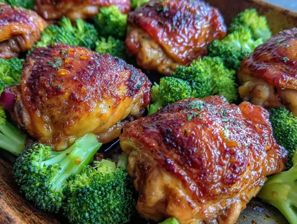 crispy sheet pan teriyaki chicken - featured image