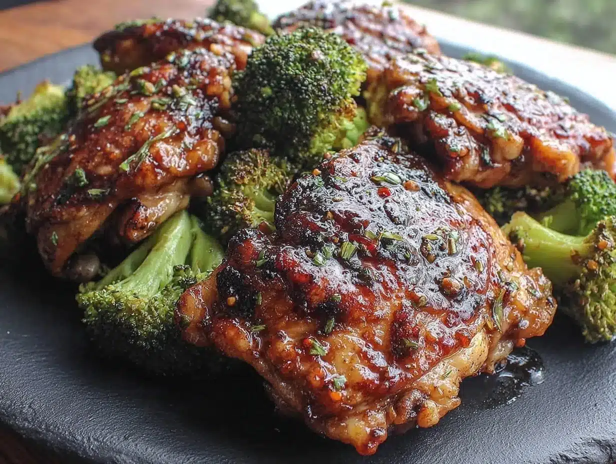 crispy sheet pan teriyaki chicken preparation steps