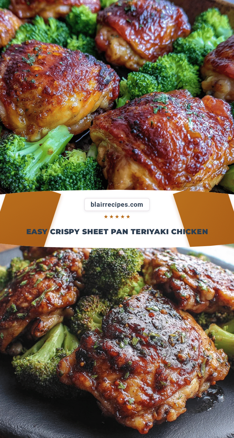 crispy sheet pan teriyaki chicken recipe