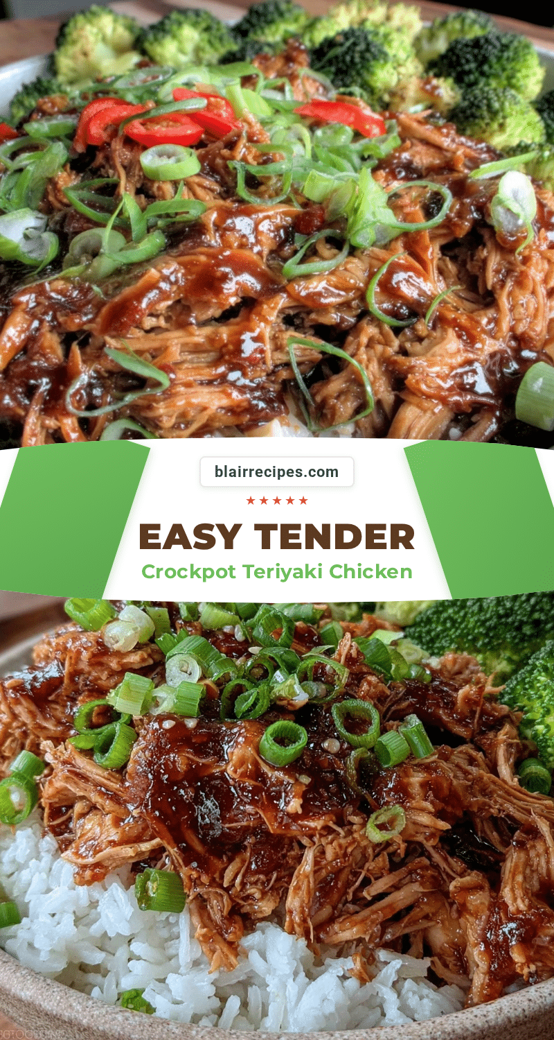 crockpot teriyaki chicken recipe