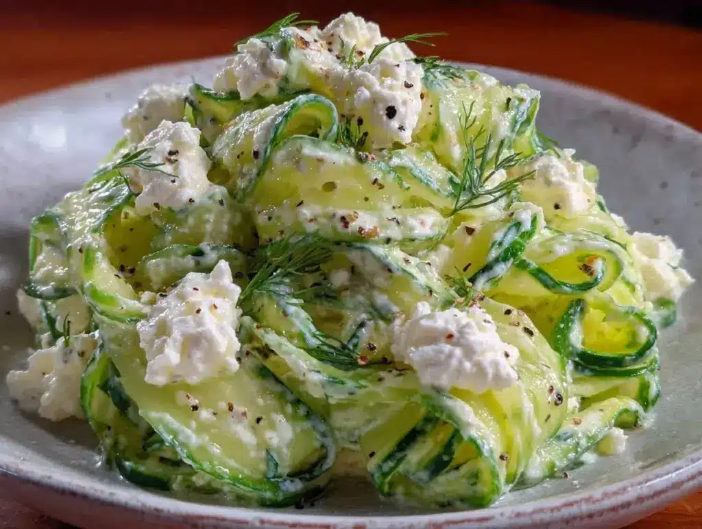 cucumber dill yogurt salad - featured image