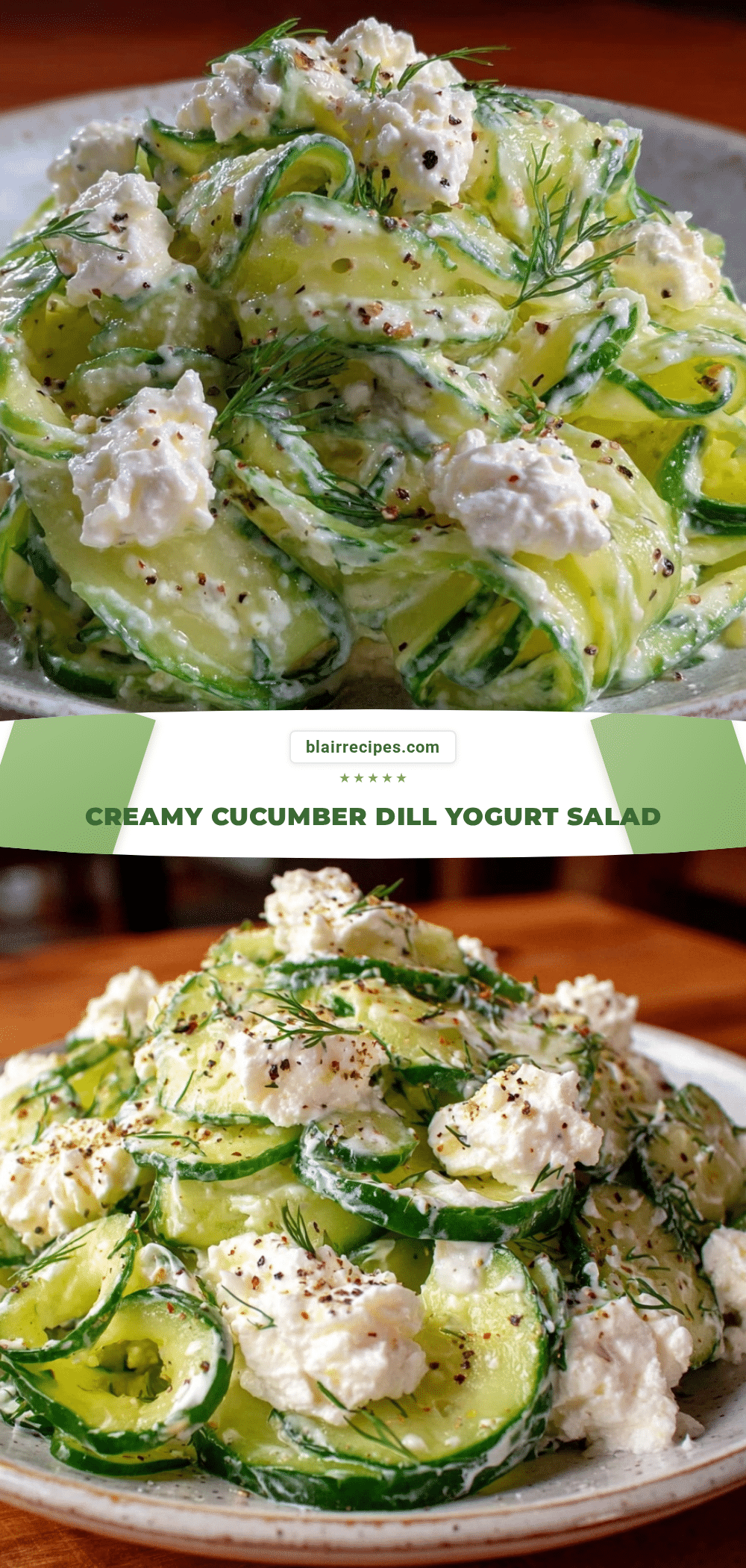 cucumber dill yogurt salad recipe