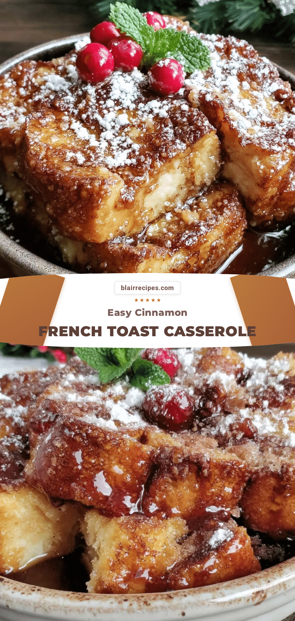 Easy Cinnamon French Toast Casserole recipe