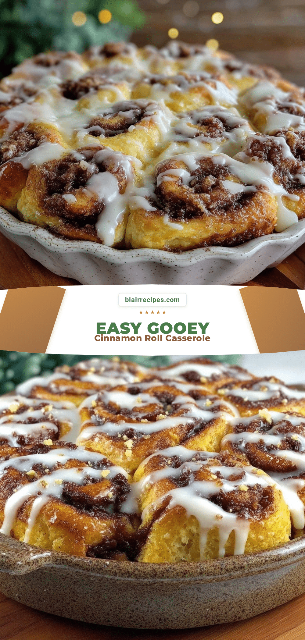 easy gooey cinnamon roll casserole recipe