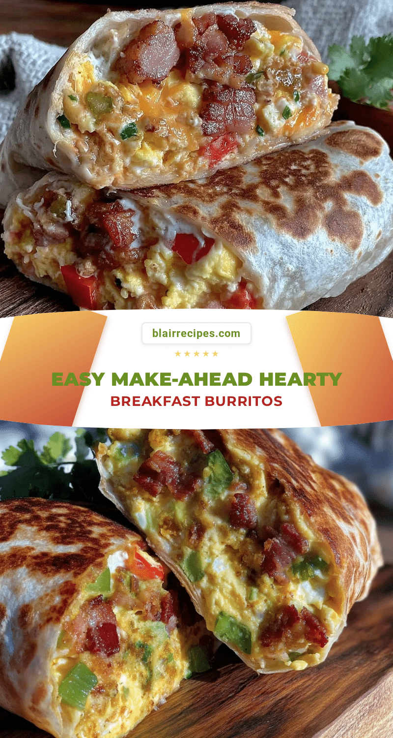 easy make-ahead breakfast burritos recipe
