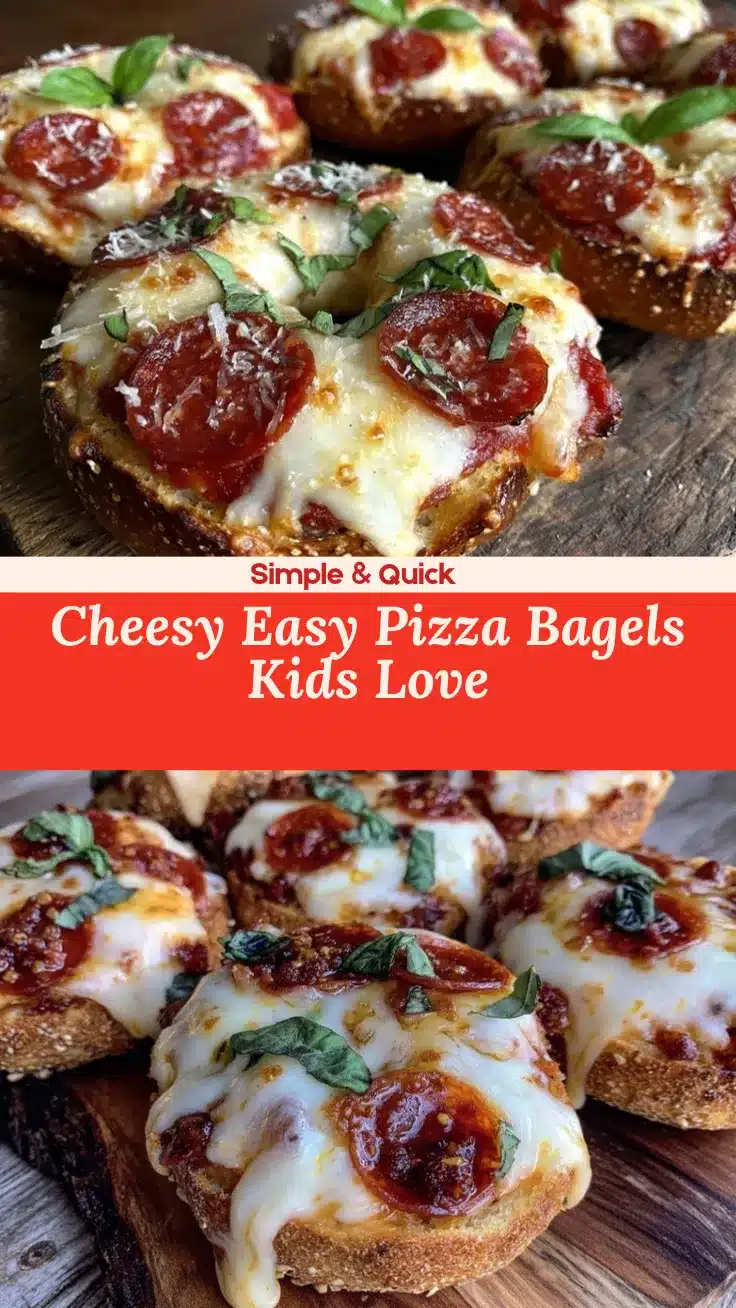 easy pizza bagels recipe recipe
